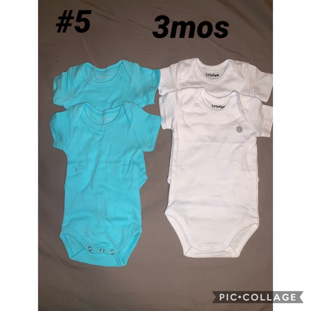 NEW Baby Boy onesies 4 pack